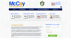 Desktop Screenshot of mccoylocksmiths.ie