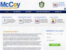 Tablet Screenshot of mccoylocksmiths.ie